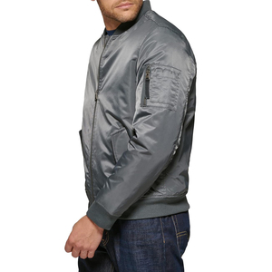 Veste bomber personnalisée de haute qualité, bon marché, en gros, design pour adultes, coupe ajustée, vêtements de sport - Product Image 3