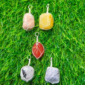 Prisme d'enroulement, cristal arc-en-ciel pendentifs fabricant lustre rose clair violet jaune vert Antique bleu Style d'imitation - Product Image 4