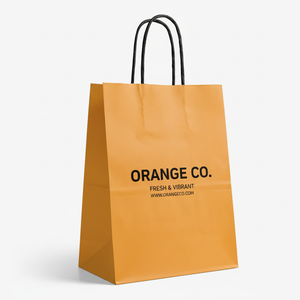 <b>White</b> Handle Luxury Paper <b>Bags</b> with Lamination for Supermarket Promotion and Retail <b>Gift</b> Packaging - Product Image 1