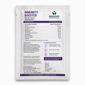 Sachet Reforzador de la Inmunidad, Vitamina C, Zinc, Extracto Herbal en Polvo, Mezcla para Bebida - Product Image 4