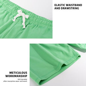 New 2026 Casual Eco-Friendly Men's Shorts Summer Athletic Fitted Drawstring Pockets Quick-Drying Single-<b>Layer</b> Solid Color - Product Image 2