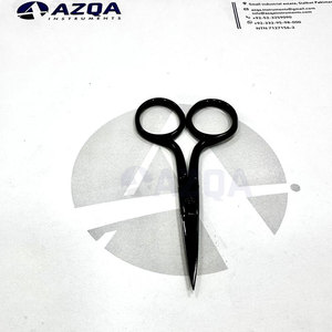 Tijeras de Bordado de Acero Inoxidable con Recubrimiento Negro, Cuchillas Afiladas, Herramienta Profesional para Cortar Hilo de Coser - Product Image 6