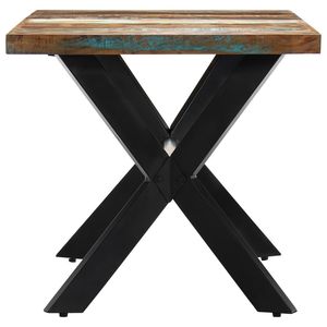 Tavolo da pranzo in legno massello 55.1 \ "x27.6 \" x29.5 \ "-mobili eleganti e sostenibili - Product Image 3