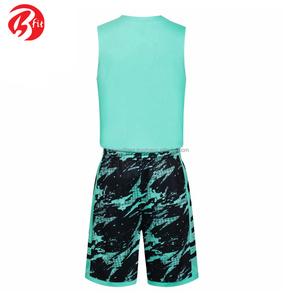 Maillot de basket-ball pour hommes, dernier design, imprimé sur mesure, manches courtes, polyester BSCI, vêtements de sport respirants, grandes tailles adultes - Product Image 3