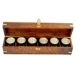 Juego de Vasos de Chupito Metálicos, Vasos Pequeños de Acero Inoxidable para Bar, Restaurante y Fiestas - Product Image 5