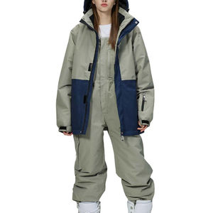 Plus Size Custom Women's Ski Suit Waterproof Windproof 2 Piece Ski Suit Breathable Thickened Snowboard Outerwear Ski Suit - Product Image 3