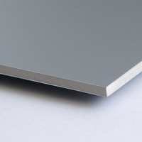 Panneau composite en aluminium argenté brillant Longstar HD Le métal blanc brillant imprime un aluminium de sublimation haute définition