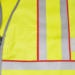 Chaleco de Seguridad de Alta Visibilidad con Múltiples Bolsillos, Chaleco Reflectante para Construcción, Logotipo Personalizado, Venta al Por Mayor - Product Image 3