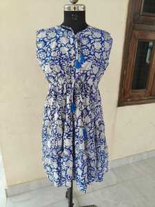 Stylish Bohemian <b>Dress</b> for Women Cotton Printed <b>Maxi</b> <b>Dress</b> Comfortable & Breathable Fit & Flare <b>Dress</b> Bulk At Wholesale Price - Product Image 3
