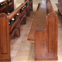 Bancs et sièges d'église traditionnels en bambou - Personnalisables pour l'autel, le chœur et l'utilisation en parc |   Services d'installation de sièges pour églises