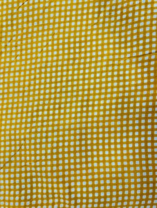 Lovely Gingham Check Cosmetic Bag <b>With</b> Ruffle Zipper Closure Multi-Function <b>Makeup</b> Organizer Cotton Fabric Medium Size - Product Image 3