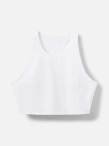 Nuevo Top Corto para Mujer 2025, Cintura Alta, Ajustado, Elástico, Sin Mangas, Estilo Formal, Sexy, Estilo Urbano, Tejido Personalizado 100% - Product Image 4