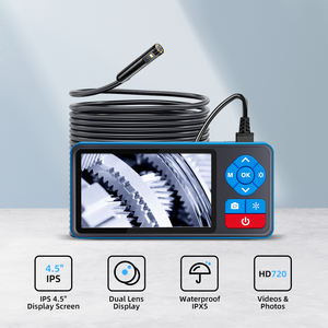 Cámara Endoscópica Industrial a Prueba de Agua con Pantalla de 4.5 Pulgadas, Precio de Fábrica, Tubo Flexible de 8mm, Batería de Litio de 2500mAh, Hecho en Guangdong - Product Image 2