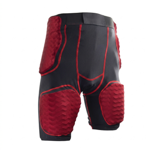 Custom adult football <b>padded</b> compression shorts protective girdle with <b>hip</b> thigh tailbone <b>pads</b> breathable impact protection gear - Product Image 1