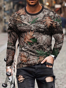 เสื้อยืดแขนยาวผ้าแคนวาสลำลองคุณภาพสูง Trimpo Sports ขายส่ง รับสั่งทำโลโก้และลวดลาย ผสมโพลีเอสเตอร์/คอตตอน - Product Image 5