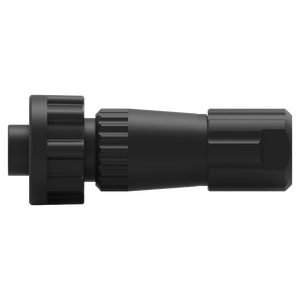 Connecteur industriel étanche IP67 à 4 broches, contact en laiton, boîtier en nylon, type d'assemblage - Product Image 5