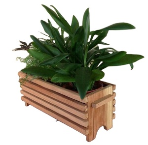PLANTS PORT TRADITION WOODEN FLOWER Wishing <b>Well</b> Planter Backyard <b>Garden</b> Decor Creative Wooden Planters Bark Flower Pots - Product Image 1