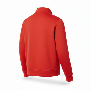 Sudadera de Forro Polar con Media Cremallera para Hombre, Diseño Liso Teñido, Ecológica, Tejida, OEM, Poliéster/Algodón - Product Image 6