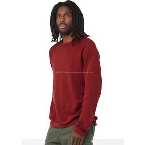 100% coton Bella toile unisexe éponge polaire Raglan Sweatshirt - Product Image 5