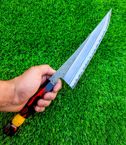 Couteaux de chef LEGACY BLADES de qualité supérieure, forgés à la main en acier à haute teneur en carbone, manche en résine personnalisé, fabricant OEM - Product Image 1