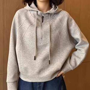 Sweat-shirt à capuche surdimensionné avec masque pour les yeux intégré, sweat-shirt à capuche unisexe en polaire doux pour femmes, sweat-shirt décontracté - Product Image 6