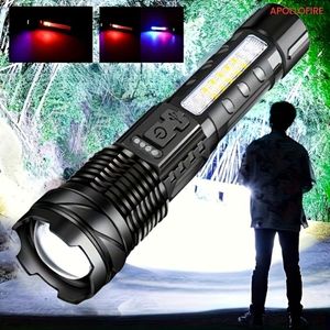 Portable Rechargeable <b>LED</b> <b>Flashlight</b> for Outdoor Walking Durable and Eco-Friendly Product - Product Image 2