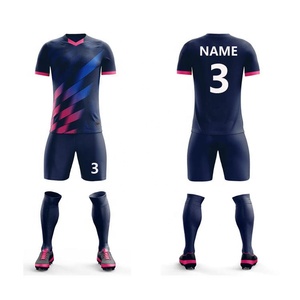 ชุดฟุตบอลแบบซับลิเมชั่นเต็มตัว ออกแบบเองได้ เสื้อฟุตบอลโพลีเอสเตอร์ ชุดฟุตบอลพร้อมส่ง - Product Image 3