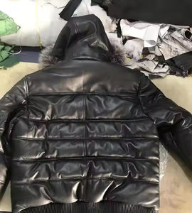 Chaqueta de Cuero de Oveja Genuina de Alta Calidad para Hombre, Estilo Bomber, Talla Grande, con Cierre, Ecológica, Vintage, para Invierno, Marca Glory Custom - Product Image 5