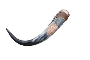 Viking Drinking Horn Handmade Genuine Buffalo Ox Horn <b>Beer</b> & Wine Cup Food Grade Eco Friendly Custom Size - Product Image 6