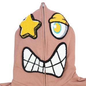 Sudaderas con Capucha Personalizadas al por Mayor con Logotipo Bordado e Impreso, Mangas Acanaladas, 100% Algodón, Tallas Grandes, con Cremallera Completa - Product Image 2