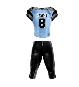 Conjunto de Jersey de ropa informal de fútbol americano personalizado de alta calidad patrón en blanco impreso transpirable para jóvenes y adultos al por mayor - Product Image 4