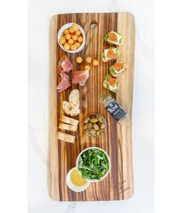 Plateau à fromages et en-cas en bois artisanal - Product Image 3
