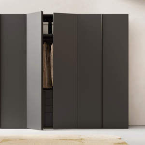 JY Project Customized Modern Walk In MDF Closet System Large Storage <b>Wardrobe</b> Cabinet Customizable Bedroom Furniture - Product Image 3