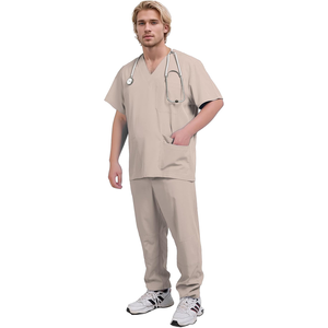 Conjunto de uniformes quirúrgicos con logotipo personalizado para médicos y enfermeras - Product Image 1