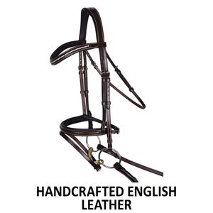 Italian Leather Horse Bridle <b>Equestrian</b> Horse Riding Genuine Leather Horse Bridle - Product Image 2