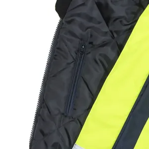 Men's <b>Winter</b> <b>Waterproof</b> Security Work <b>Jacket</b> Reflective Coat for Workers in Mechanic Safety <b>Jacket</b> - Product Image 4