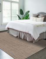 Tapis d'intérieur en jute gris tissé à la main, tapis en fibres naturelles, style bohème, pour la décoration du salon et de la chambre à coucher