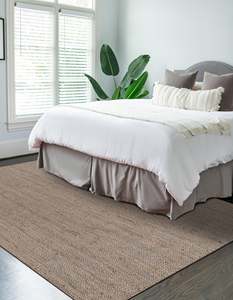 Handwoven Gray Jute Area <b>Rug</b> Natural Fiber Carpet Boho Farmhouse Floor Mat For Living Room Bedroom Decor - Product Image 2