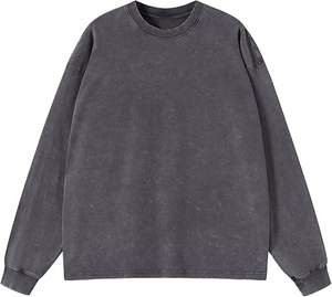 เสื้อฮู้ดดี้ปักลายกราฟิกแบบซันเฟด แอซิดวอช ทรงหลวมสไตล์แบ็กกี้ ผ้าคอตตอนฟลีซหนานุ่ม สำหรับฤดูใบไม้ร่วง สไตล์สตรีทแวร์แนวอเมริกัน - Product Image 5