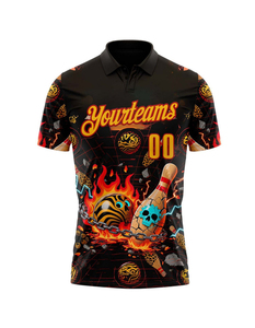 เสื้อโปโลซับลิเมชั่นแบบสบายๆ ดีไซน์ใหม่ คุณภาพสูง พร้อมโลโก้แบบซับลิเมชั่นตามสั่ง - Product Image 3