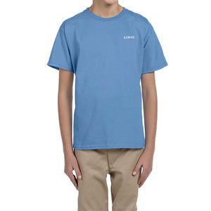 Camiseta de Algodón OEM para Adolescentes, Manga Corta, para Bebés/Niños, Precio al por Mayor, Tejido Suave, Transpirable, Cuello Redondo, Modelo 2026 - Product Image 1