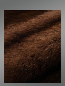 Wholesale Luxury <b>Men's</b> Mink Overcoat <b>Trench</b> <b>Coat</b> with Hood High Quality <b>Short</b> Fur <b>Coat</b> Brown Winter Fashion - Product Image 2
