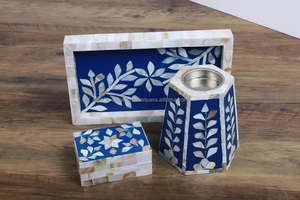 Pearl Radiance decorativo MOP Mabkhara quemador hecho a mano de lujo Bakhoor titular para regalos, decoración del hogar y ceremonias religiosas - Product Image 3