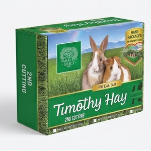 Heno de Timothy Premium para Mascotas Pequeñas, Segunda Cosecha, Empaquetado a Mano en Caja Rígida, Empaque Ecológico - Product Image 4