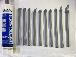 Scellant silicone neutre résistant aux intempéries SJ-168 pour le jointement des murs-rideaux en verre, des fenêtres et des façades - Product Image 2
