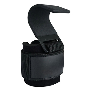 Supports de poignet en néoprène robustes pour hommes et femmes, avec crochets métalliques antidérapants, équipement d'entraînement de fitness pour la musculation et la sécurité des exercices - Product Image 6