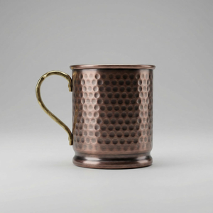 Mug en cuivre pur pour boire, différentes capacités de 1L à 300ml, motif de poignée ergonomique, cadeau ou article de table - Product Image 6