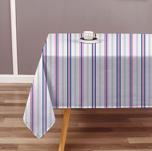 Nappe rayée 100 % coton de qualité export, teinte en fil, lavable, durable, textile de maison, vente en gros directe usine - Product Image 3