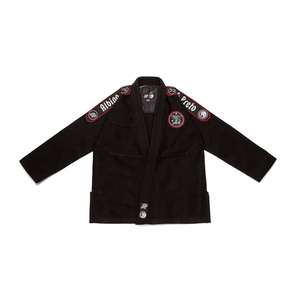 Uniforme Profesional de BJJ Negro, Kimono Ligero de Algodón, Conjunto para Entrenamiento de Jiu Jitsu y Grappling para Hombres, Mujeres y Adultos - Product Image 1