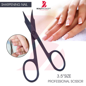 Tijeras Profesionales para Cutículas, Color Negro Mate, Acero Inoxidable, Cuchilla Afilada de Precisión, Removedor de Piel Muerta, Herramienta de Manicura - Product Image 6